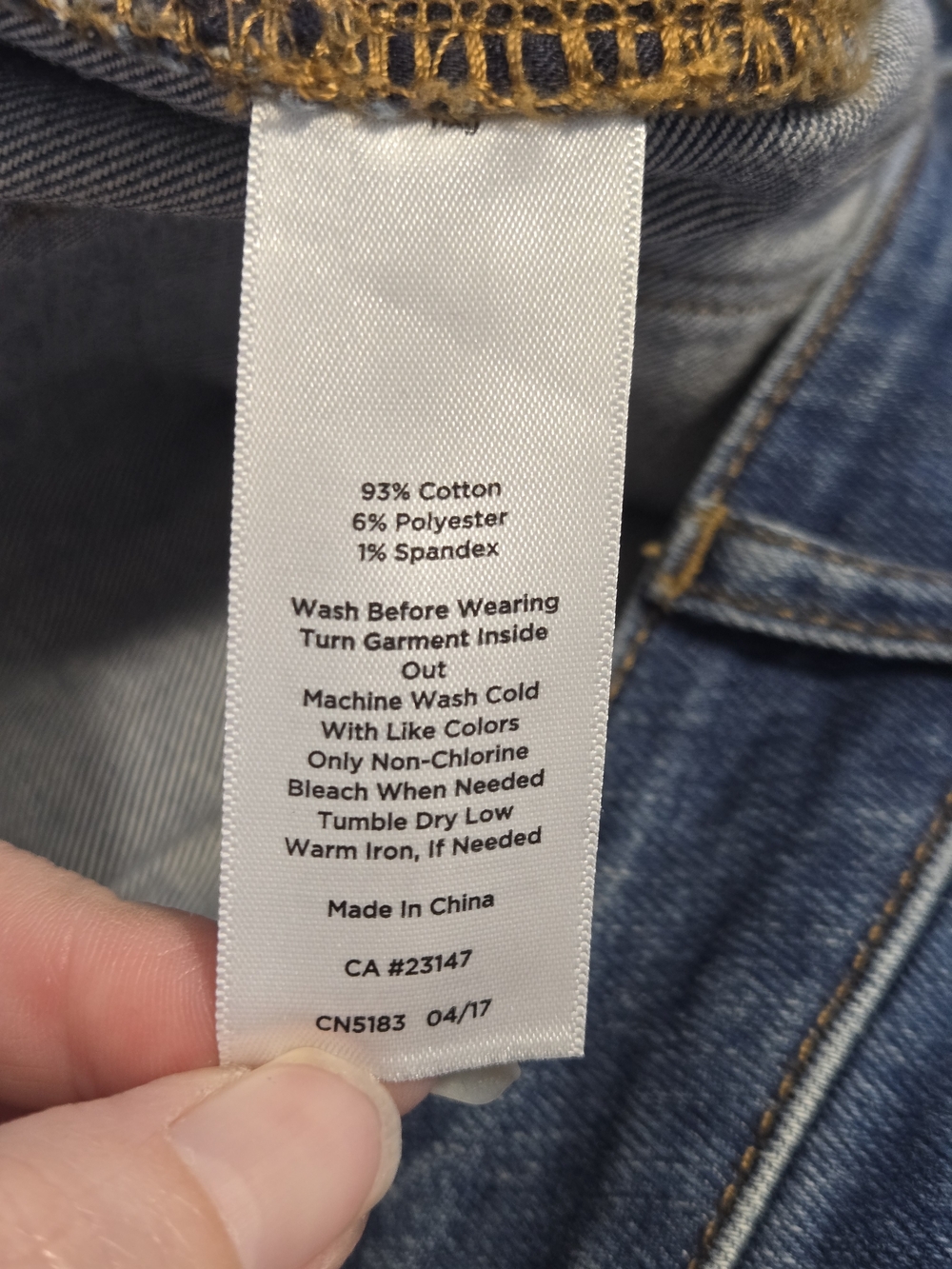 Talbots Petite Straight Leg Jeans Size 14P Medium Wash Stretch Classic Denim - Picture 7 of 7